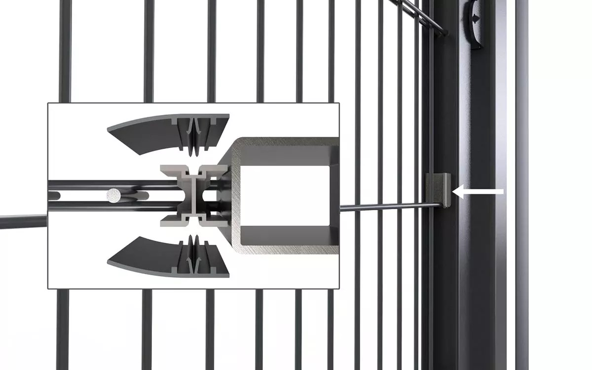 MAZU fix-Sichtschutz-Klemmleisten 6/5/6 – Bild 5