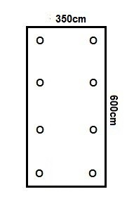 Carport KVH 3,5m x 6,0m – Bild 3